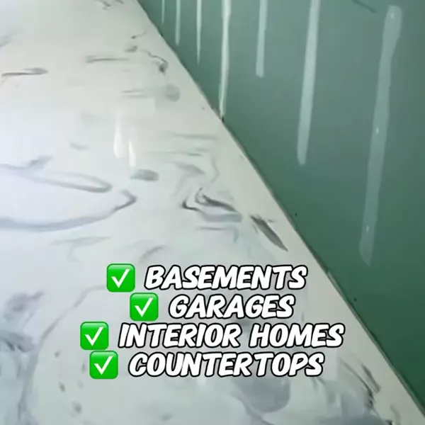 Transform your space with metallic epoxy flooring! 💫😍Elevate your interior with modern design, durability, eas