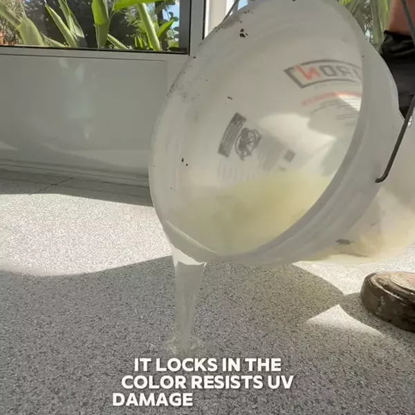 A quick run through of what consists of our beautiful flake flooring system. 🙌