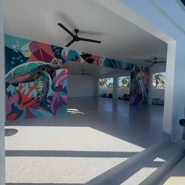 Another garage transformation complete in Redington Shores 🌊🔥