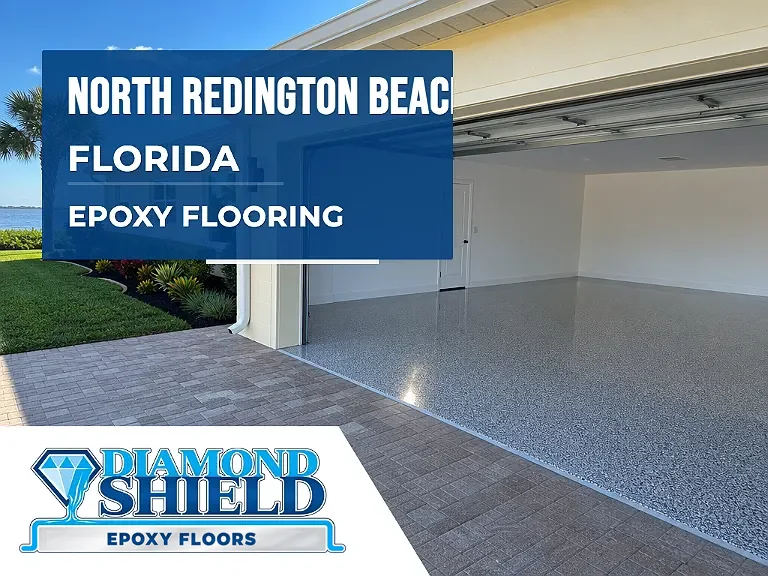 DiamondShield epoxy flooring services in North Redington Beach, Florida.