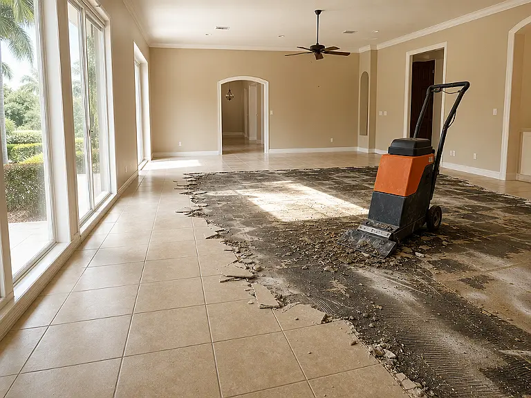 Floor removal in Bardmoor, FL