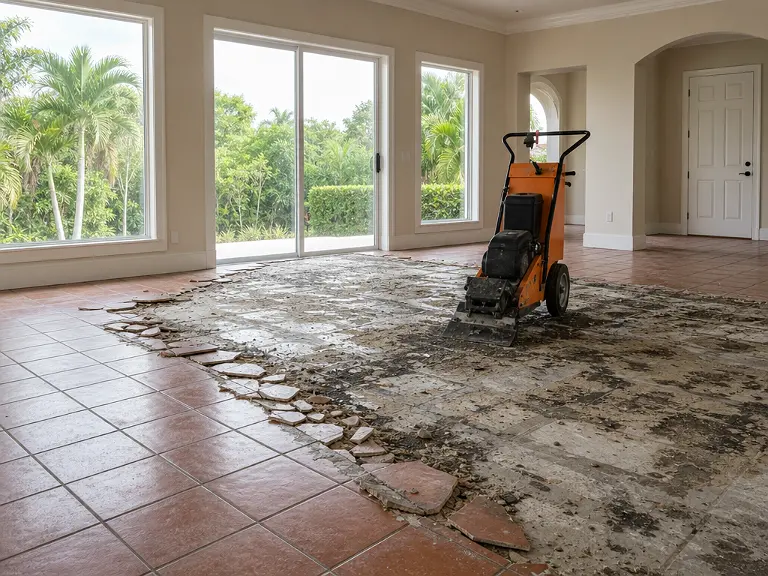 Floor removal in Carrollwood, FL