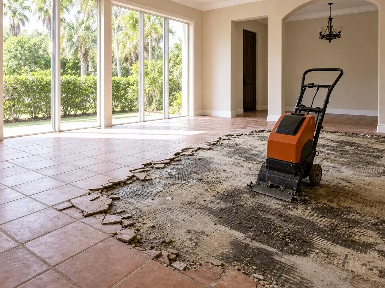 Floor removal in East Lake, FL
