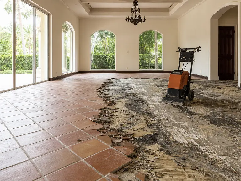 Floor removal in Feather Sound, FL