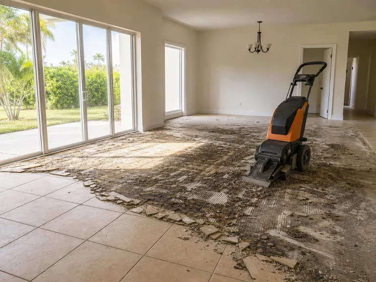 Floor removal in Progress Village, FL