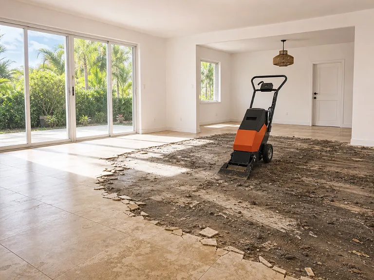 Floor removal in Ridgecrest, FL