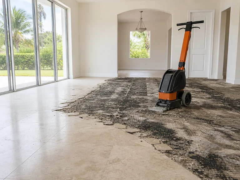 Floor removal in Samoset, FL