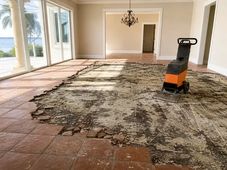 Floor removal in Tierra Verde, FL
