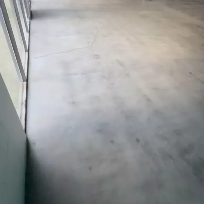 Sealed concrete production floor example