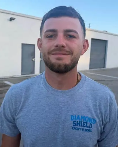 Julian, senior flooring specialist at DiamondShield Epoxy Floor Coatings