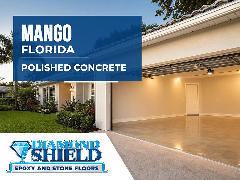 DiamondShield polished concrete floors in Mango, Florida.