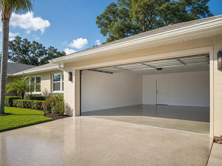 Polished concrete floors in Memphis, FL