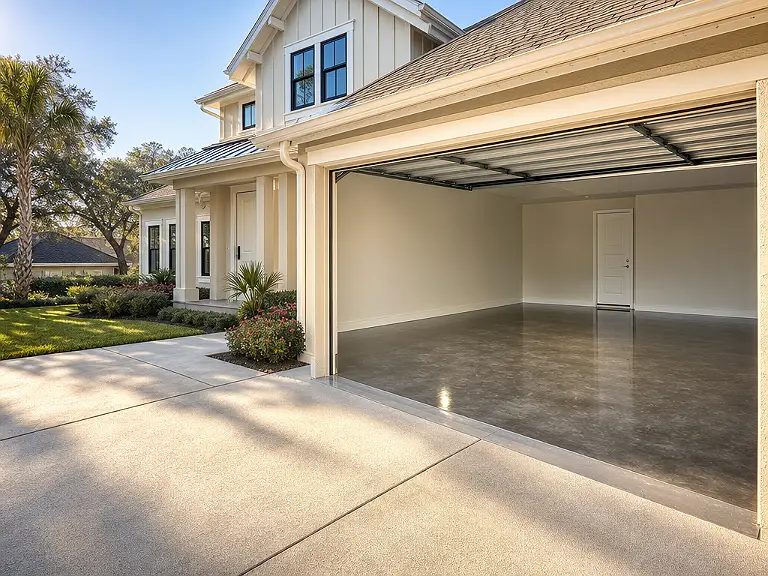 Polished concrete floors in Odessa, FL