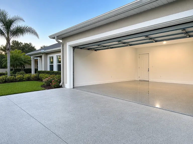 Polished concrete floors in Oneco, FL