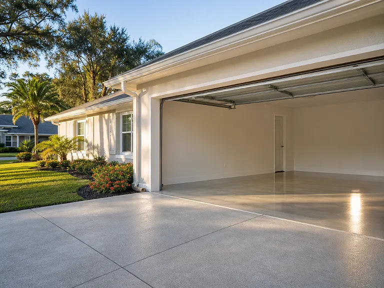 Polished concrete floors in Seven Springs, FL